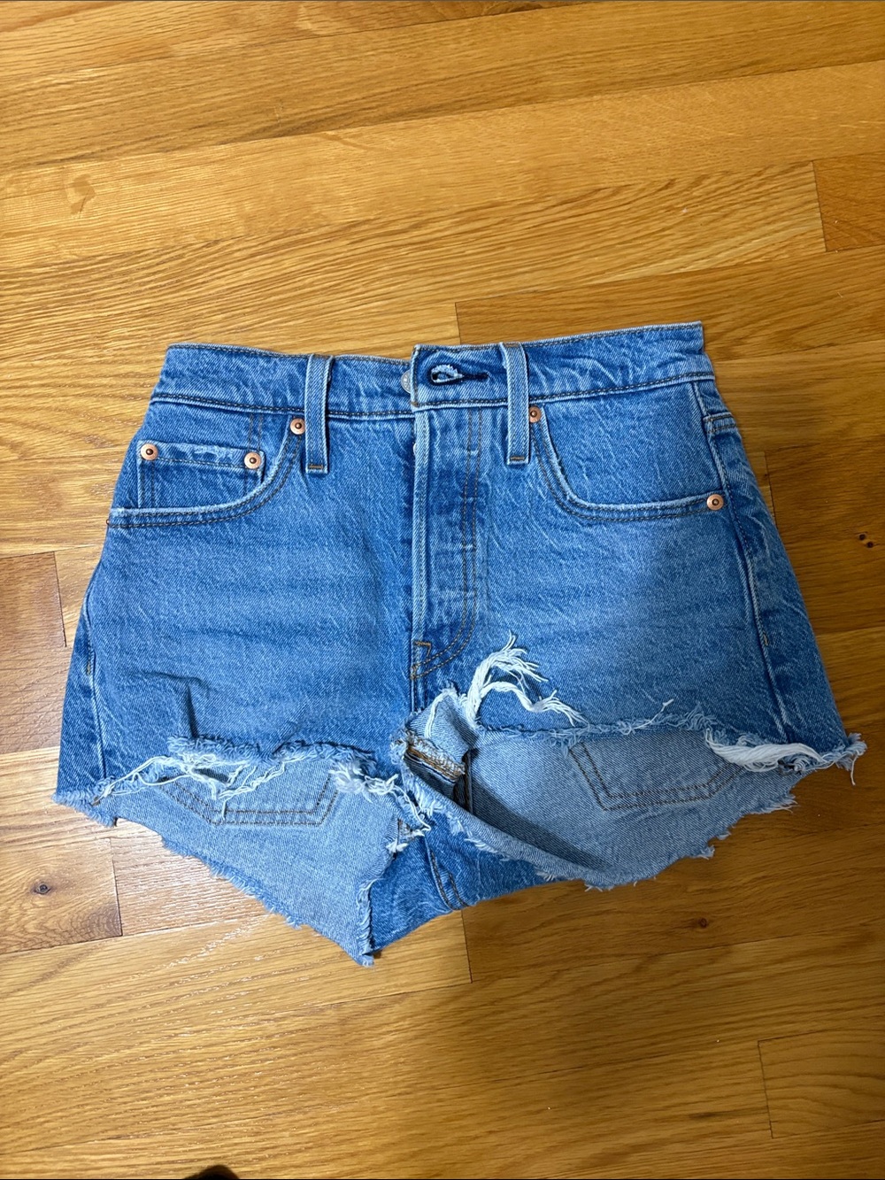 Womens Levi 501 Jean Shorts